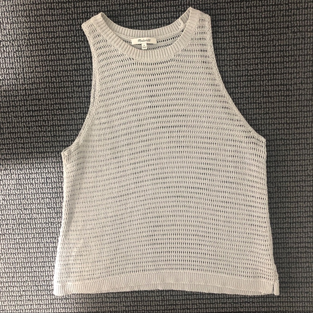 Madewell Blue Sweater Tank
